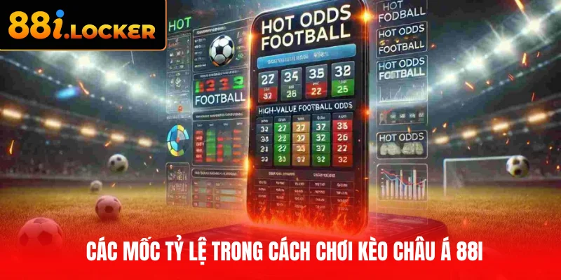 Các mốc tỷ lệ trong cách chơi kèo Châu Á 88I