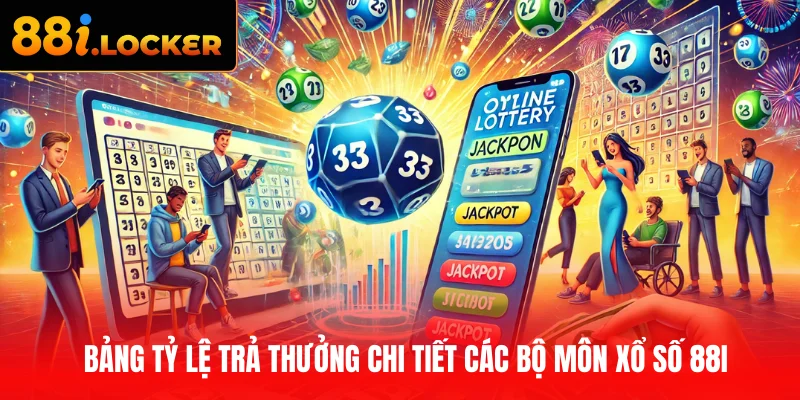 Bảng tỷ lệ trả thưởng chi tiết các bộ môn xổ số 88I